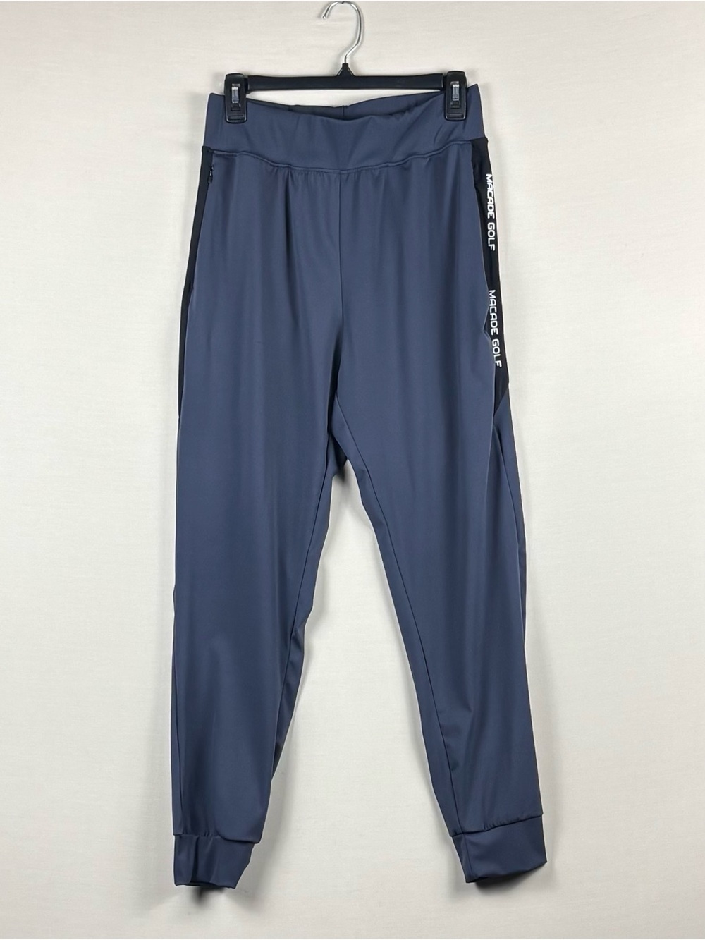Macade Golf Men’s Slim Fit Jogger Pants Medium Blue Performance Stretch